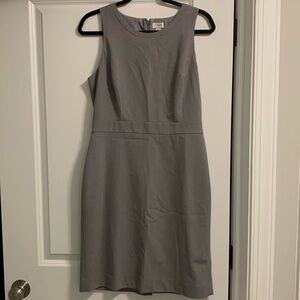 J Crew Factory sleeveless grey dress size 8